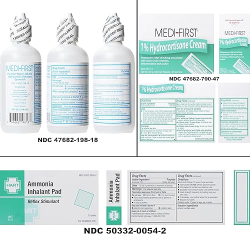 Miniatura 6 de MFASCO Kit de primeros auxilios para automóvil, kit de primeros auxilios al aire libre para emergencias, kit compacto de primeros auxilios esencial