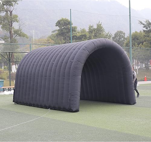 Miniatura 3 de SAYOK Túnel inflable de 16.8 pies, entrada de túnel deportivo, túnel deportivo, tienda de campaña inflable de túnel de fútbol con soplador para