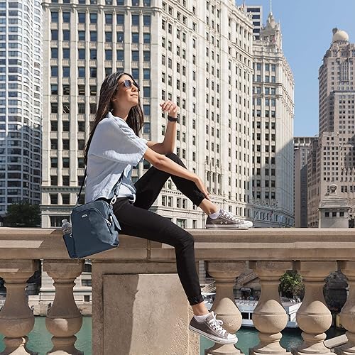 Miniatura 2 de Travelon - Bolso de viaje antirrobo clásico cruzado Midnight 42224 360