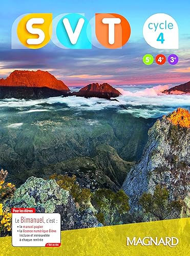 Sciences de la Vie et de la Terre (SVT) 5ème, 4ème, 3ème Cycle 4, Bimanuel