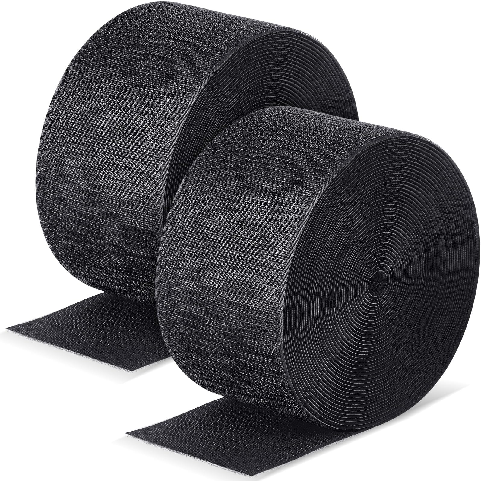 Shappy 2 Roll Gymnastics Mat Hook Fastener Gymnastics Cheer Mats for Tumbling 4" Wide Carpet Repair Nylon Hook for Carpet Bonded Foam Seams for Cheer Gym Floors Cheerleading Supplies