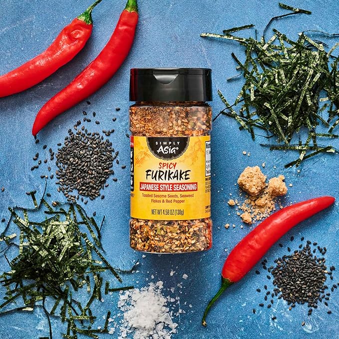 Condimento Furikake Picante Estilo Japonés Simply Asia, 4.58 oz miniatura 10
