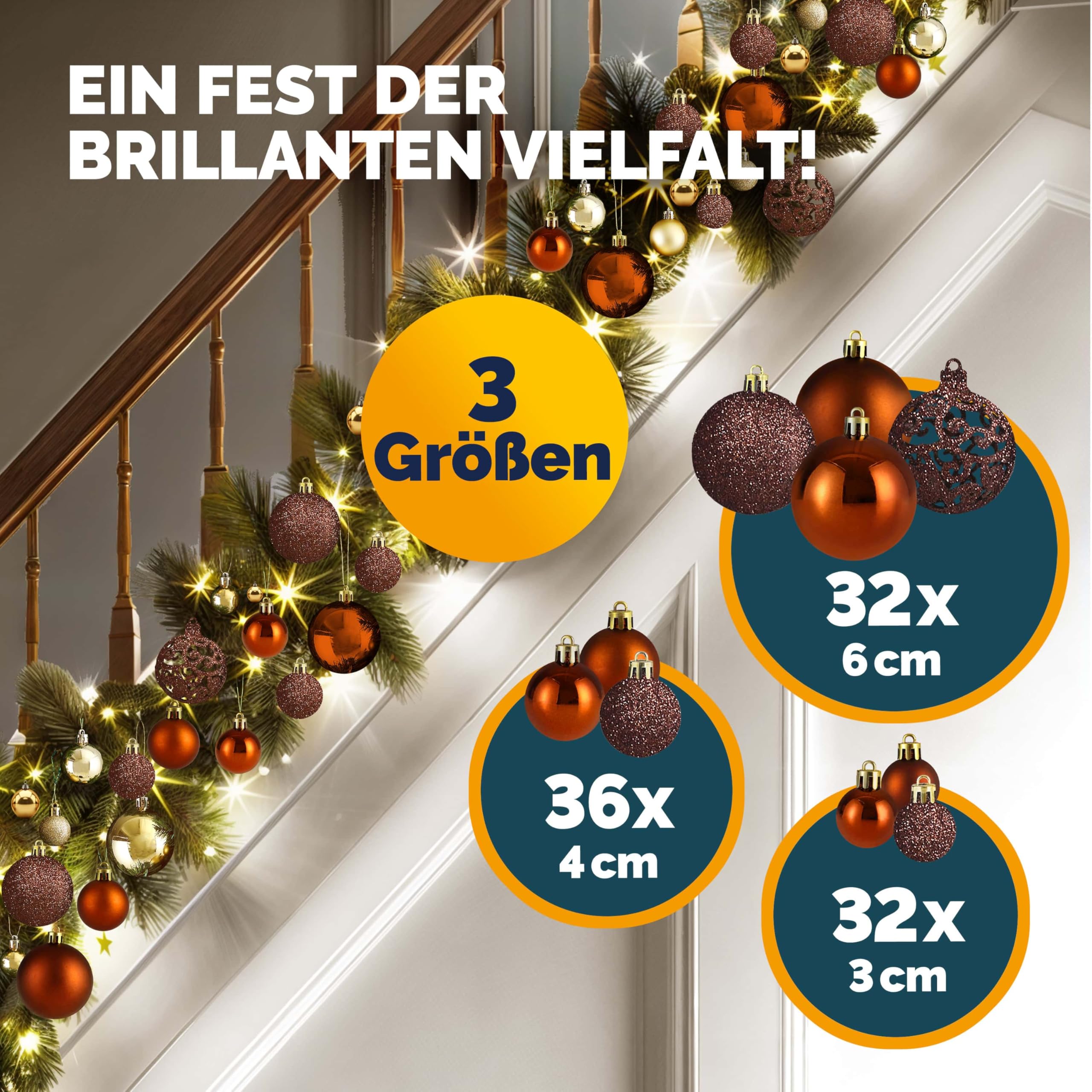 64x donkerblauwe kerstballen 4 cm kunststof mat/glans | .nl