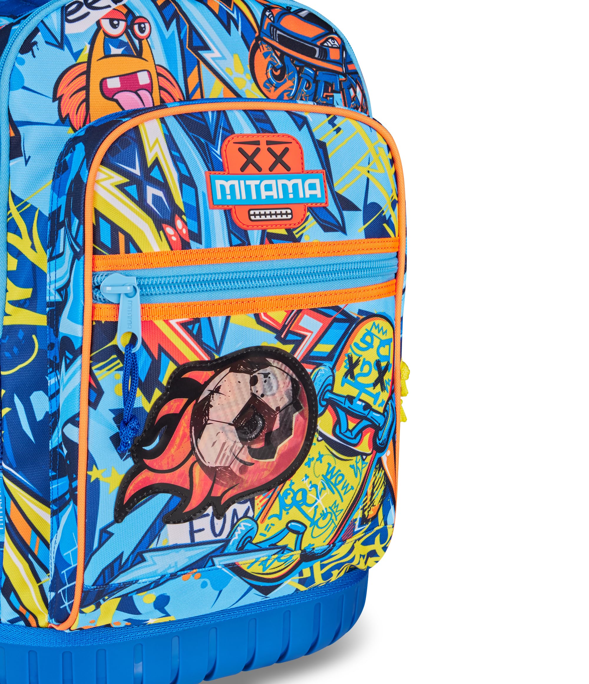 Mitama Zaino Trolley Run Maxi FunnySport, Spallacci a scomparsa, Bambini e Bambine, Tasca Porta Borraccia, Doppio uso, azzurro | Spallacci a scomparsa, Tasca Porta Borraccia, Doppio uso