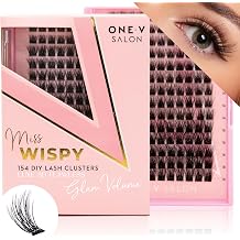 One V Salon 154 Pc DIY Luxe Eyelash Cluster Glam Volume,Fluffy 3D Individual Natural Lash Eyelash Clusters,10-18mm Soft Lashes