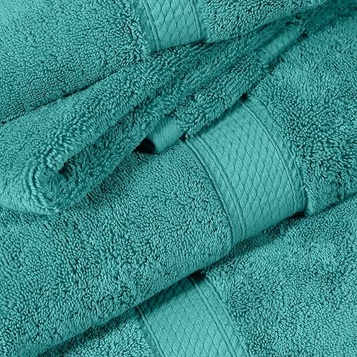 Vista 253 de SUPERIOR - Juego de toallas de algodón egipcio de 28.22 oz/m², incluye 2 toallas de baño, 2 toallas de mano, 2 toallas para la cara, artículos