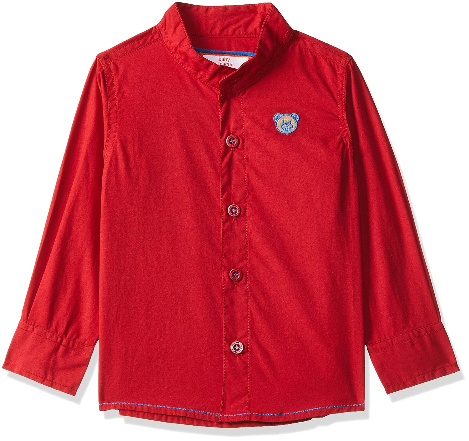 Buy 612 League Baby Boys' Plain Regular Fit Shirt (ILS00S380085E1218M