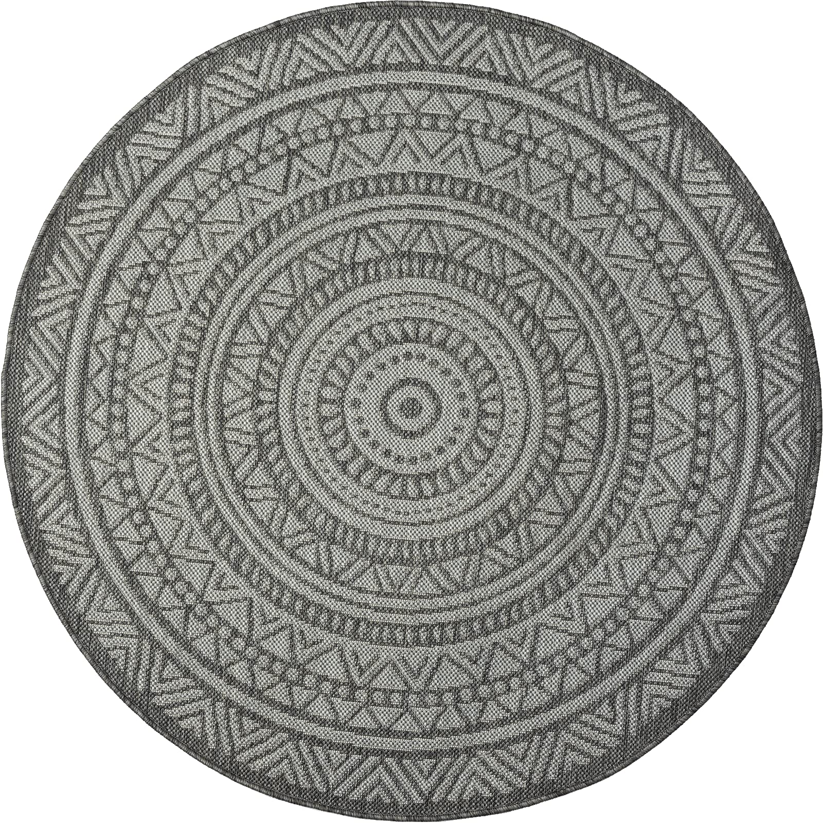 the carpet Palma - Veelzijdig, binnen en buiten, modern ontwerp, woonkamer, weerbestendig en UV-bestendig, duurzaam, eenvoudig te reinigen, balkon, serre, Grijs, 160 x 230 cm