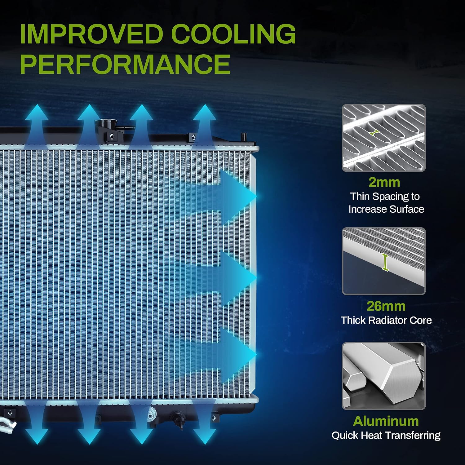 AUTOSAVER88 Radiator Compatible with 2005 2006 2007 2008 2009 2010 Odyssey DX EX EXL LX NHL SE Touring 3.5L V6