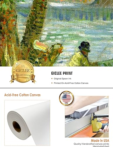 Vista 12 de DECORARTS - Almond Blossom Tree - Vincent Van Gogh Art Reproduction. Giclee Canvas Prints Wall Art for Home Decor 30x24