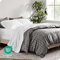 Vista 285 de Bare Home Funda de edredón extra larga – Premium 1800 súper suave – Funda de edredón ligera y fresca – Ropa de cama suave y transpirable