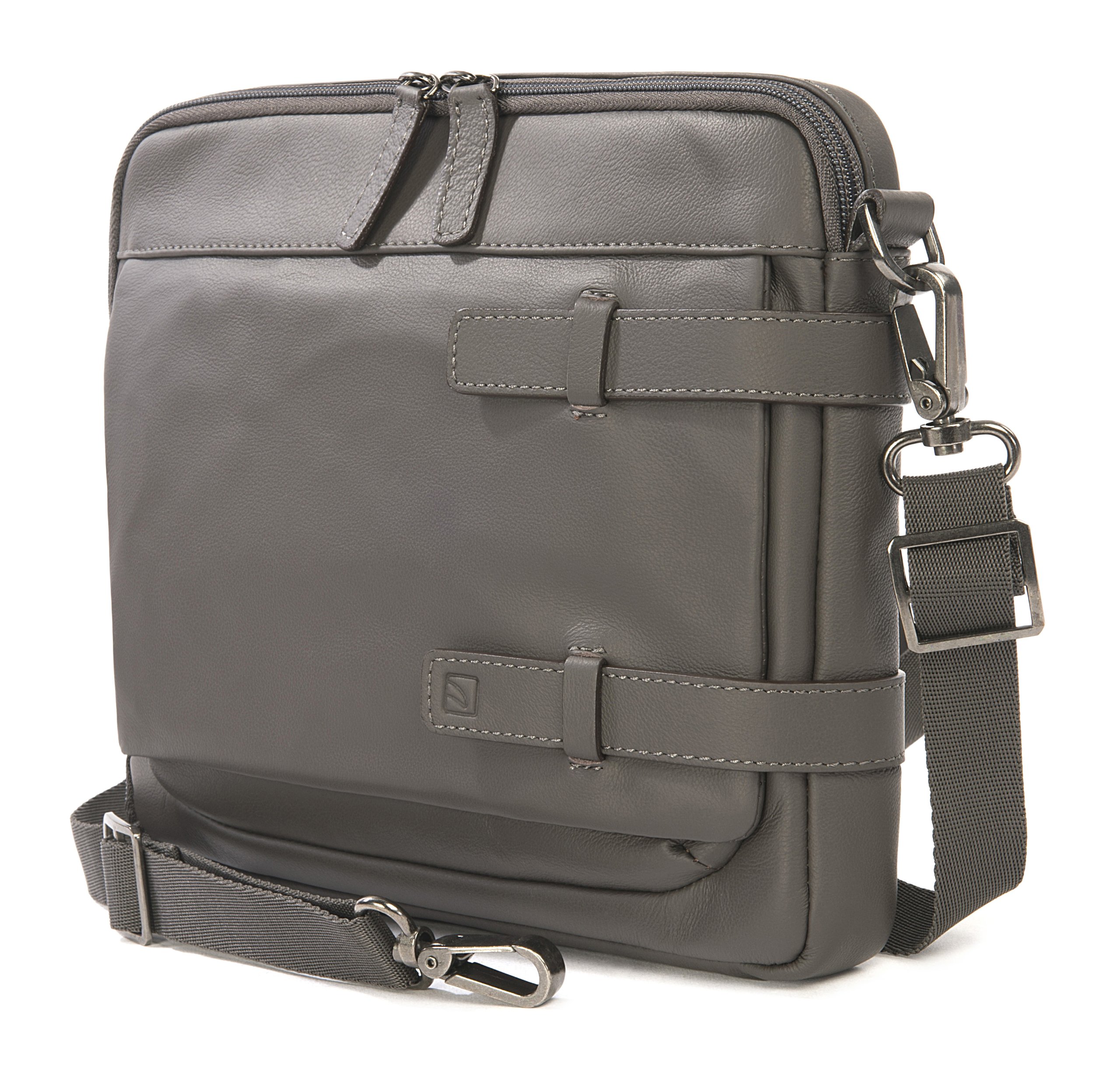 Tucano Tema Shoulder Borsa a Tracolla in Vera Pelle per iPad e Tablet