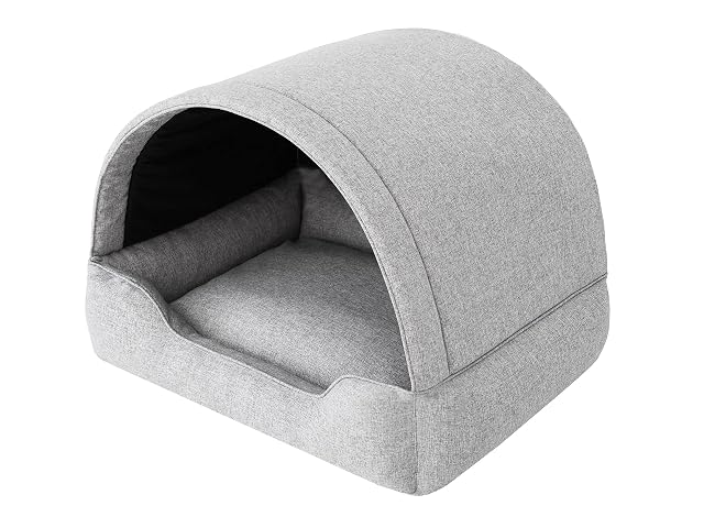 Cama para Perros y Gatos - Casa de Tela, Cueva, Caseta, Canasta, Sofá, Muebles para Animales - XL: 82 x 58 cm