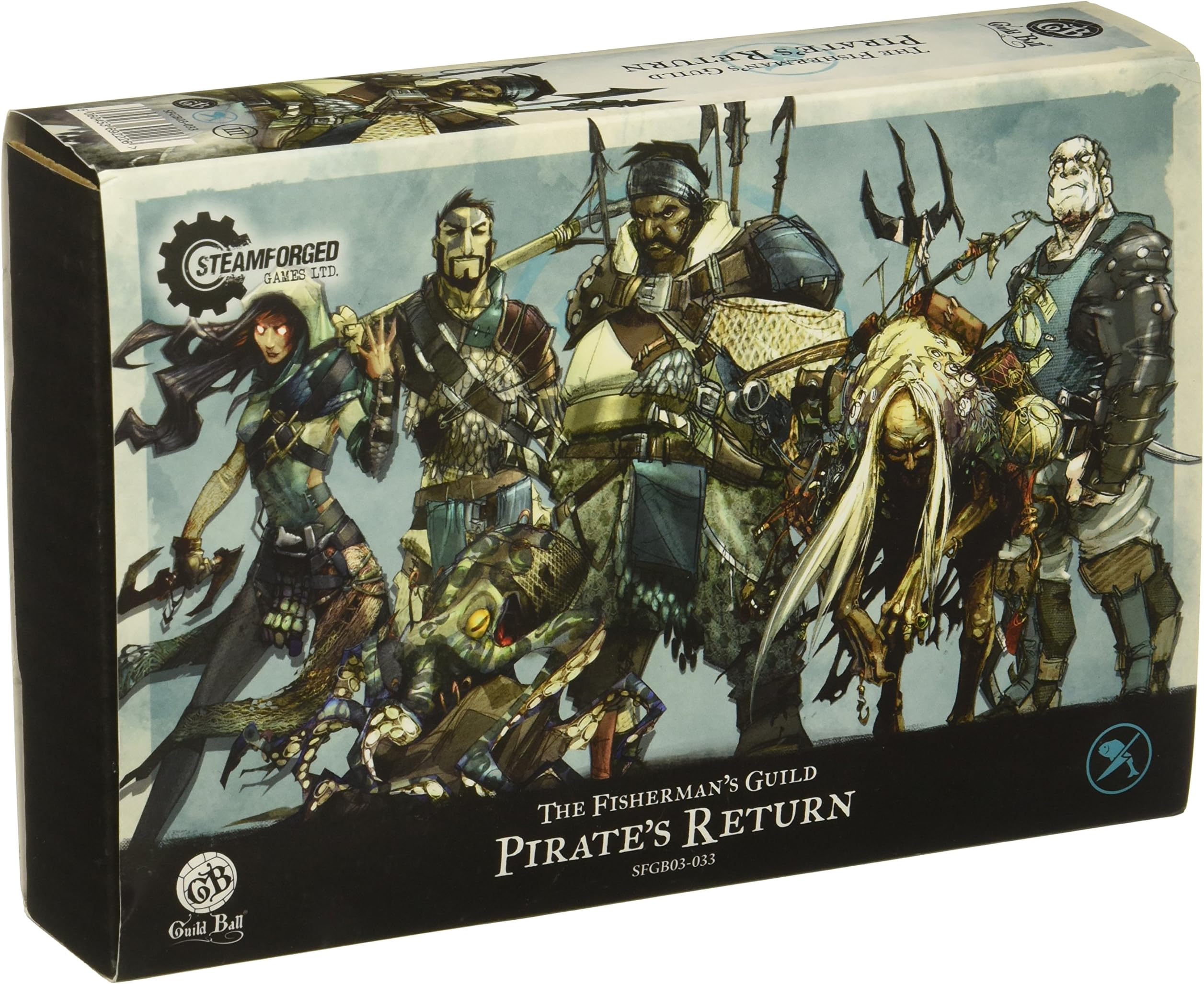 Steamfoged Games Guild Ball: Fisherman Pirate's Return Miniature Game Figure