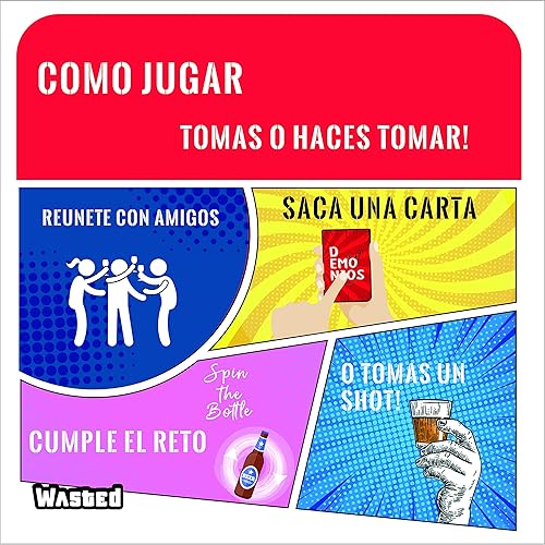 Miniatura 4 de Wasted - The Party Game by Happy Ending Games - Tarjetas de juego - Juego de mesa de desafíos versión en español