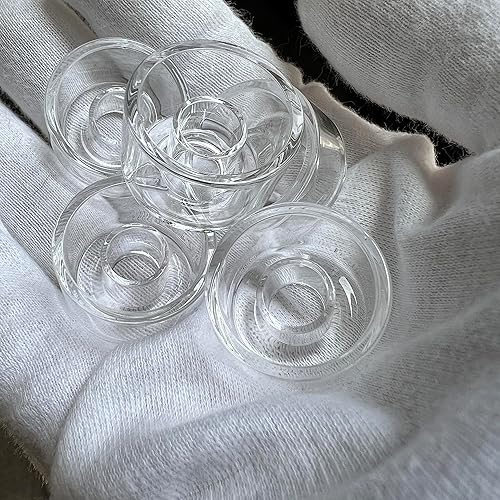 Miniatura 7 de 5 platos de cuarzo de 0.984 in de diámetro (0.472 in de alto)