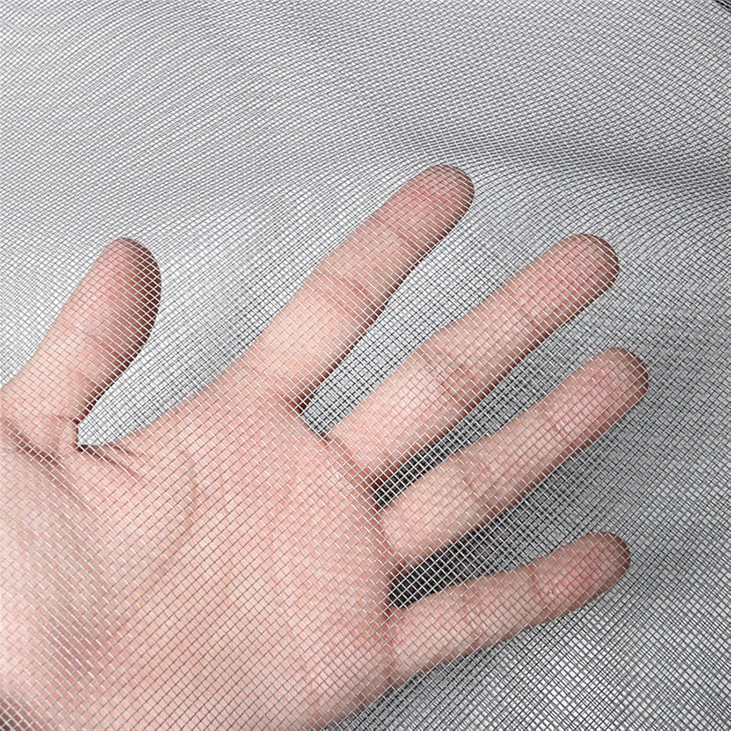 Window Mesh Screen Roll, Window Screen Replacement for Patio and Windows Pet Screen and Porches (Color : Black, Size : 40"x394")