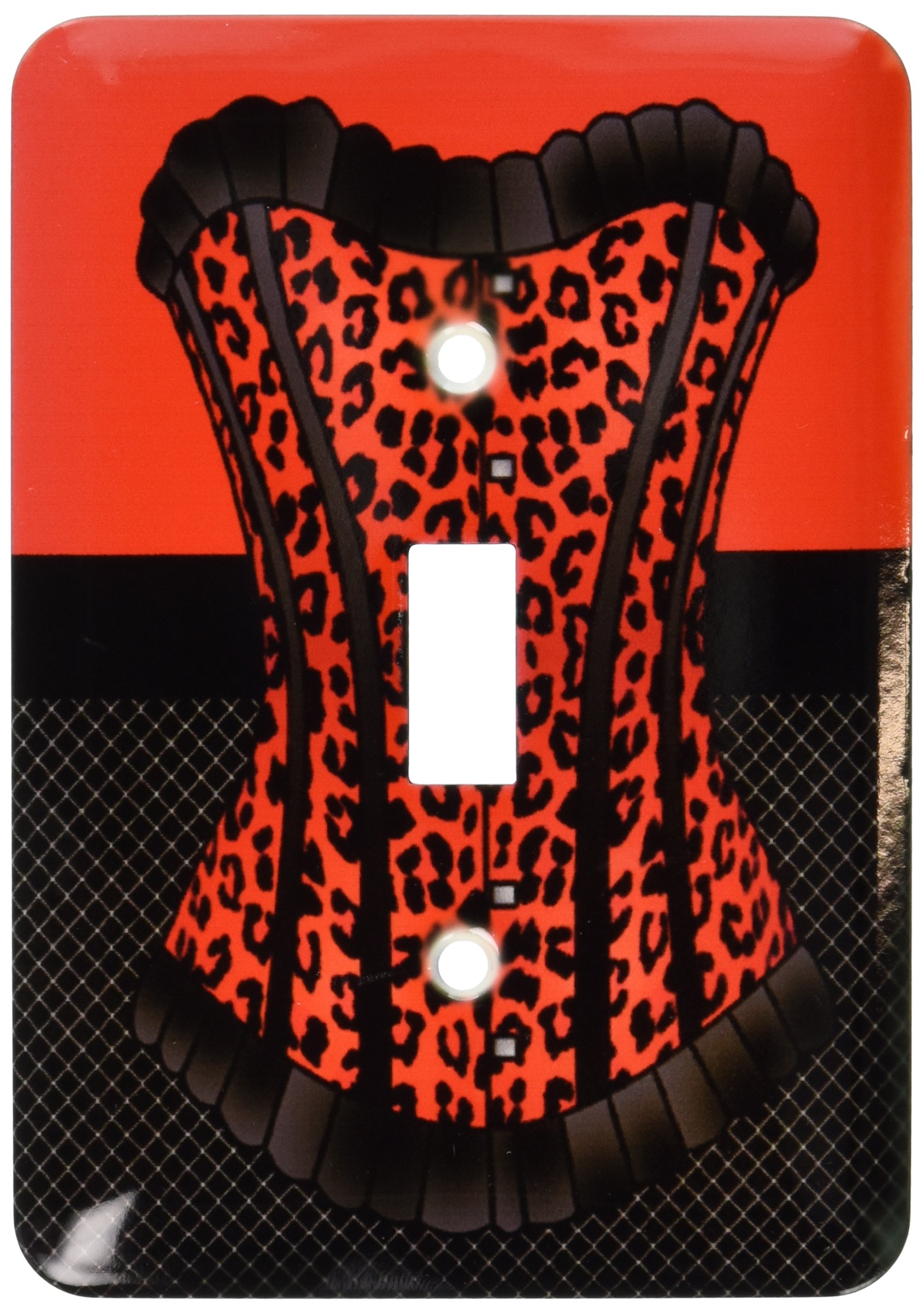Corset sur filet de résille noir pour remplacer une plaque interrupteur unie