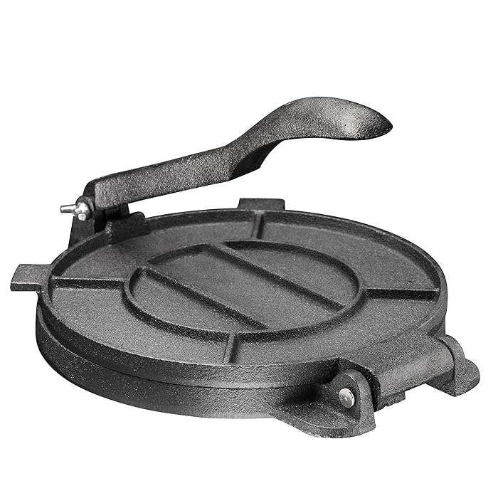 Buy Bruntmor PreSeasoned 8" Cast Iron Tortilla Press Perfect for