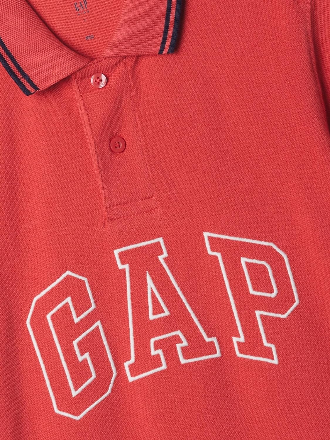 Gap Boys' Short Sleeve Logo Polo Shirt