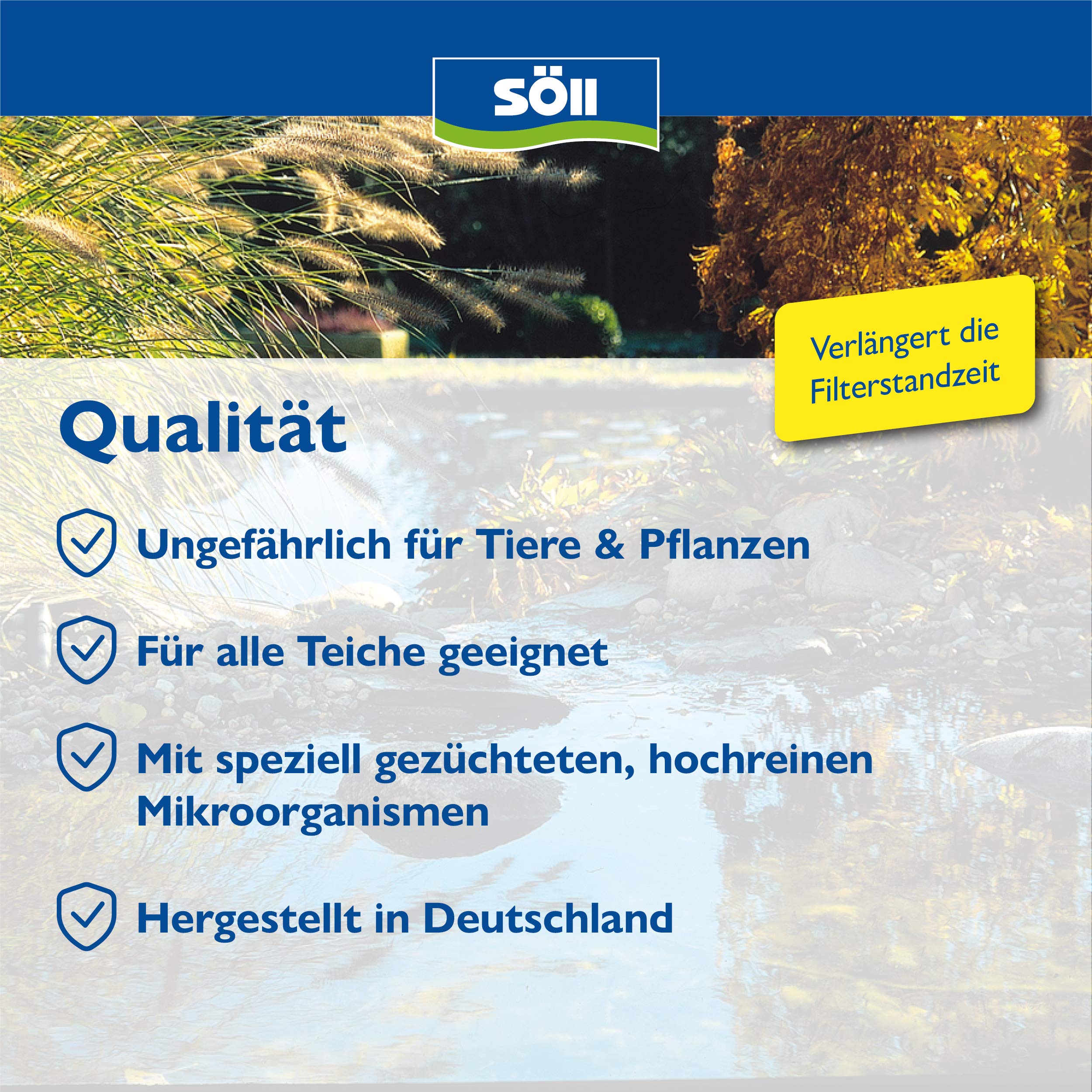 Söll Bactéries filtrantes – Activation de la biologie dans Le Filtre de Bassin 250 g