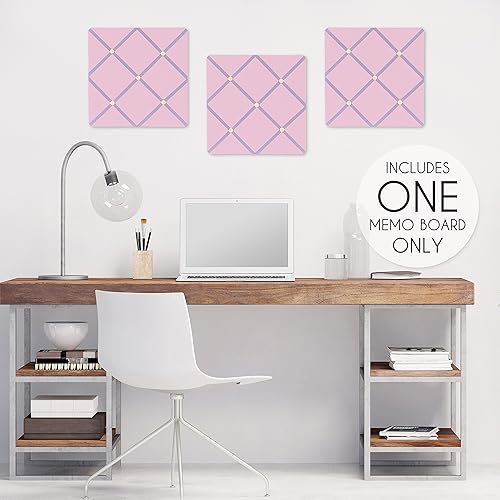 Miniatura 6 de Sweet Jojo Designs Tablón de anuncios de fotos de memoria de tela blanca, terciopelo arrugado liso, lujoso, elegante, princesa, bohemio, shabby