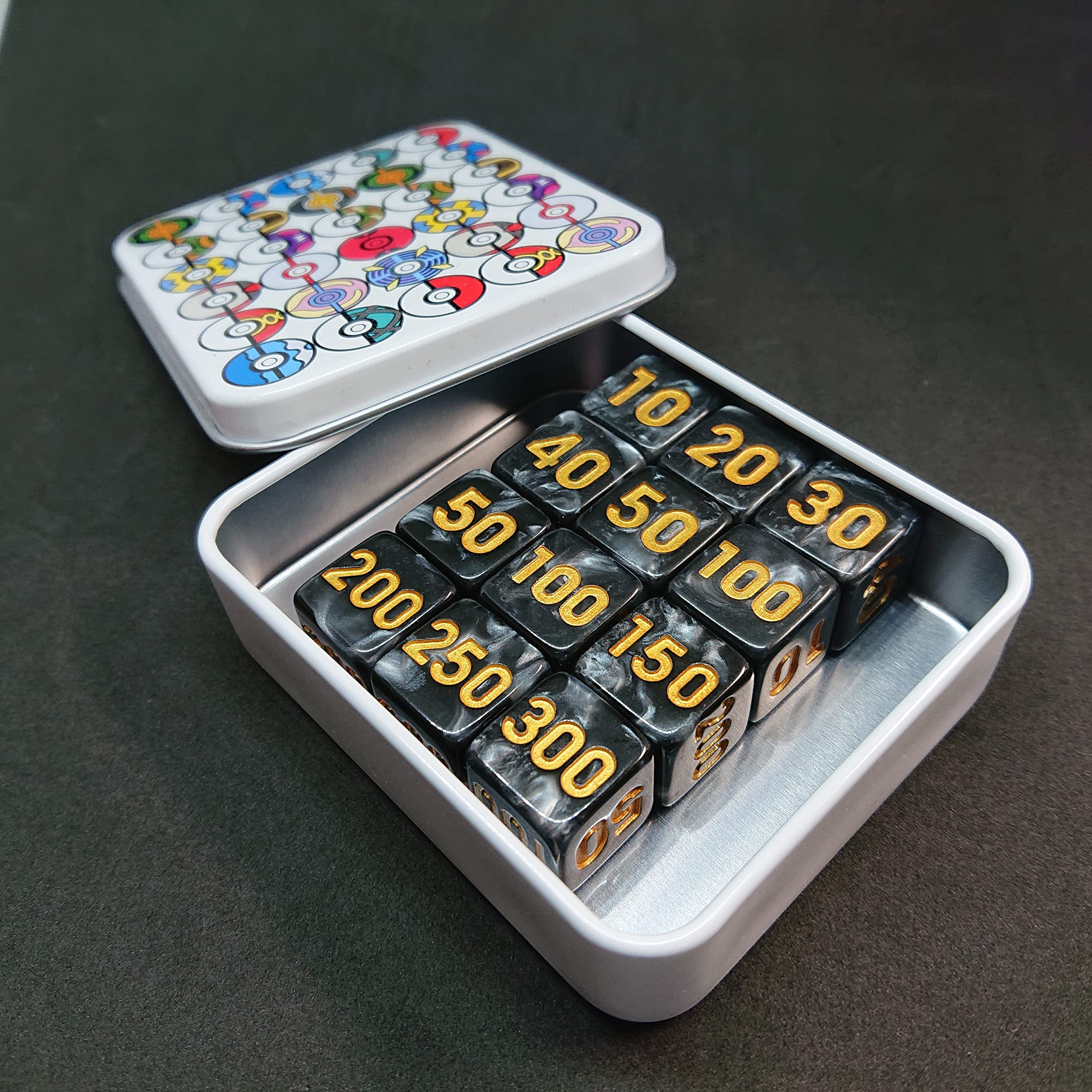 Amazon | MINI CUBER ダーク ブラック ダイス サイコロ リモート 対戦