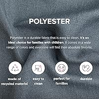 Vista 6 de TLYESD Funda de sofá Klippan de repuesto para funda de sofá IKEA Klippan, funda de sofá Klippan, solo funda (Gris Oscuro)