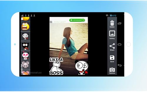 Emoji photo sticker