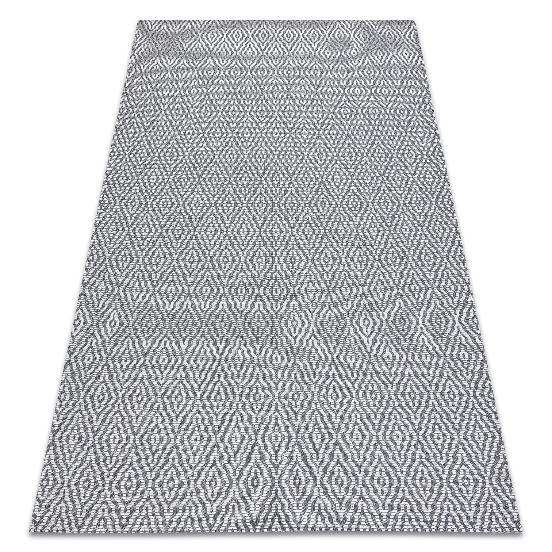Tapis coton recyclé chambre salon bureau Casa Eco Sizal bohème 75x150 cm