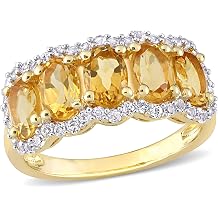 Womens Oval Cut Gemstone Wide Band Ring in 925 Sterling Silver