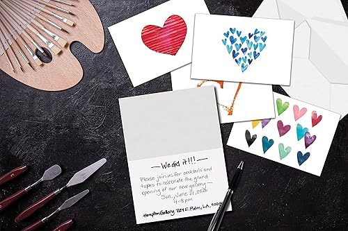 Miniatura 3 de Better Office Products Paquete de 100 tarjetas de felicitación para todas las ocasiones, tarjetas de notas en blanco surtidas, 4 x 6 pulgadas, 6
