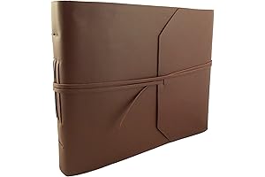 Rustic Ridge Leather Large Photo Album: Capture Timeless Memories