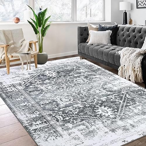 Fashionwu Alfombra de área de 2 x 3 pulgadas, antideslizante, de pelo bajo, ligero, lavable a máquina, tapete de entrada para entrada, pasillo,