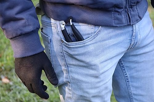 Miniatura 3 de Darlac Tijeras de podar compactas, podadoras de derivación afiladas para poda general, 0.63 pulgadas, ligeras, ideales para podas finas o delicadas