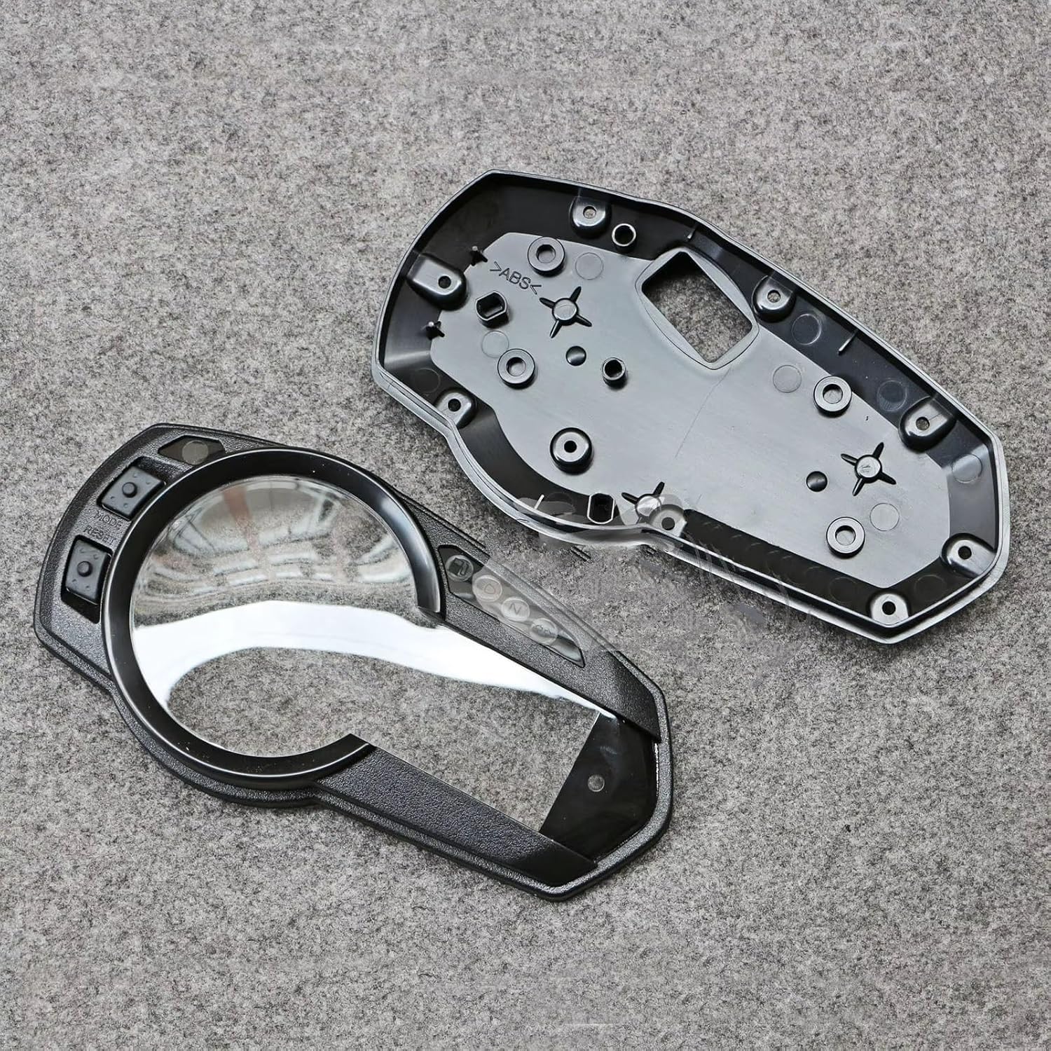 345 Z400FX メーターカバー 上下セット クロームメッキ リプロ品 銀