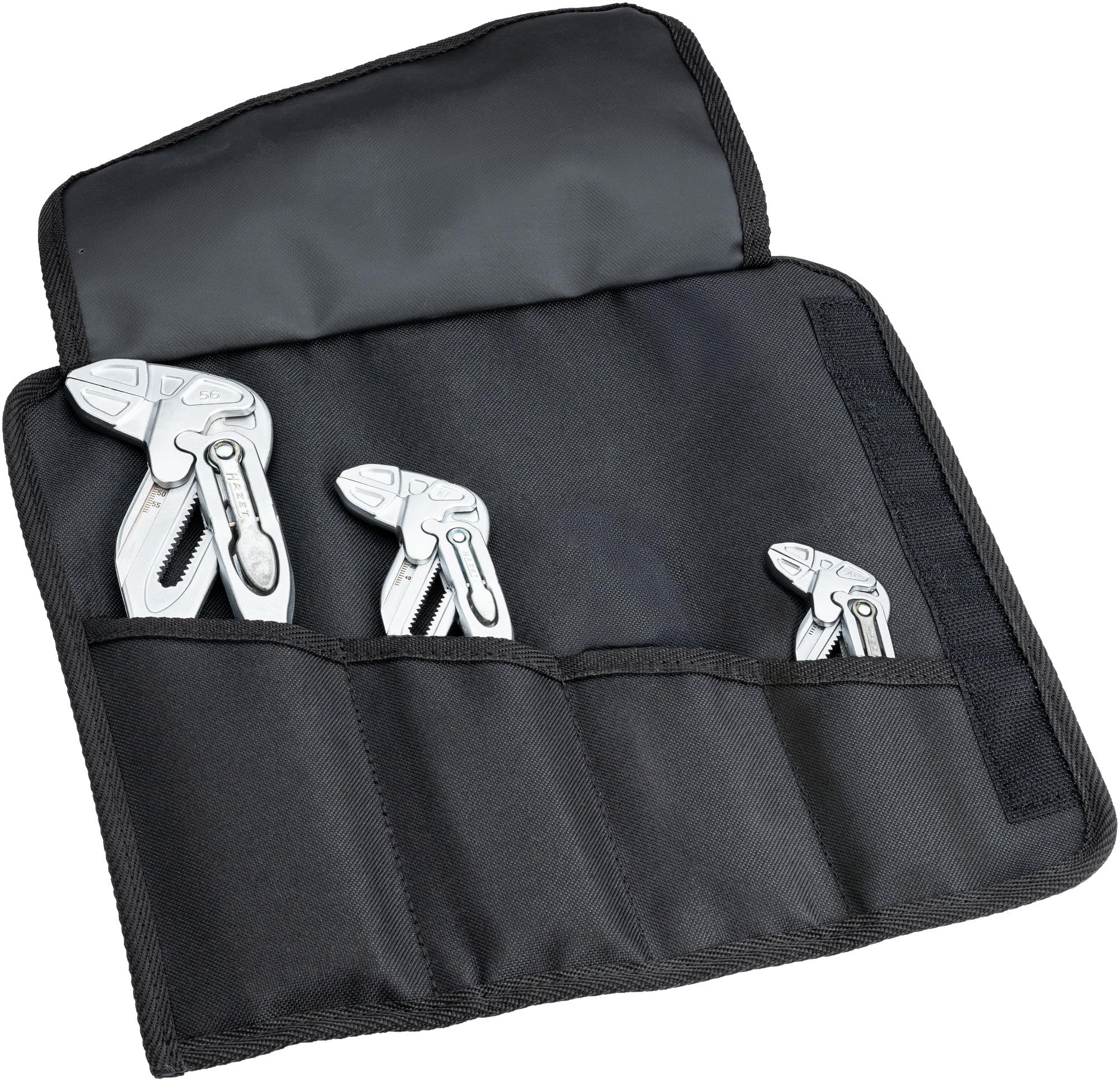 HAZET Pliers Wrench Set 762/3, 3 Pieces, 125-260 mm, Precise Quick