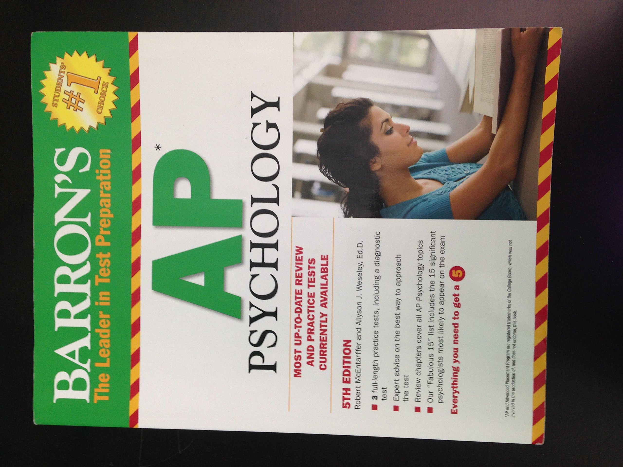 Barron's AP Psychology (Barron's Study Guides) 5th Edition