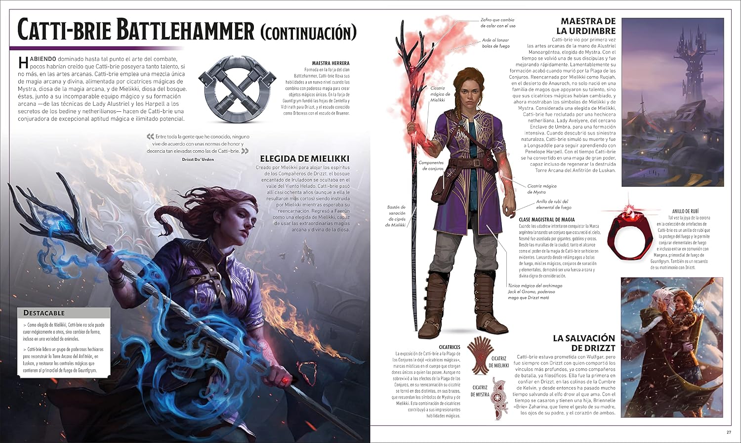 Dungeons & Dragons: La leyenda de Drizzt (The Legend of Drizzt): Diccionario visual (Spanish Edition)