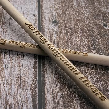 Custom Personalized Engraved 1 Pair 5A Drumsticks