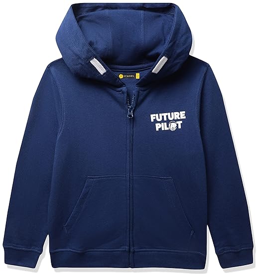 Amazon Brand - Symbol Boys Hooded Sweatshirt