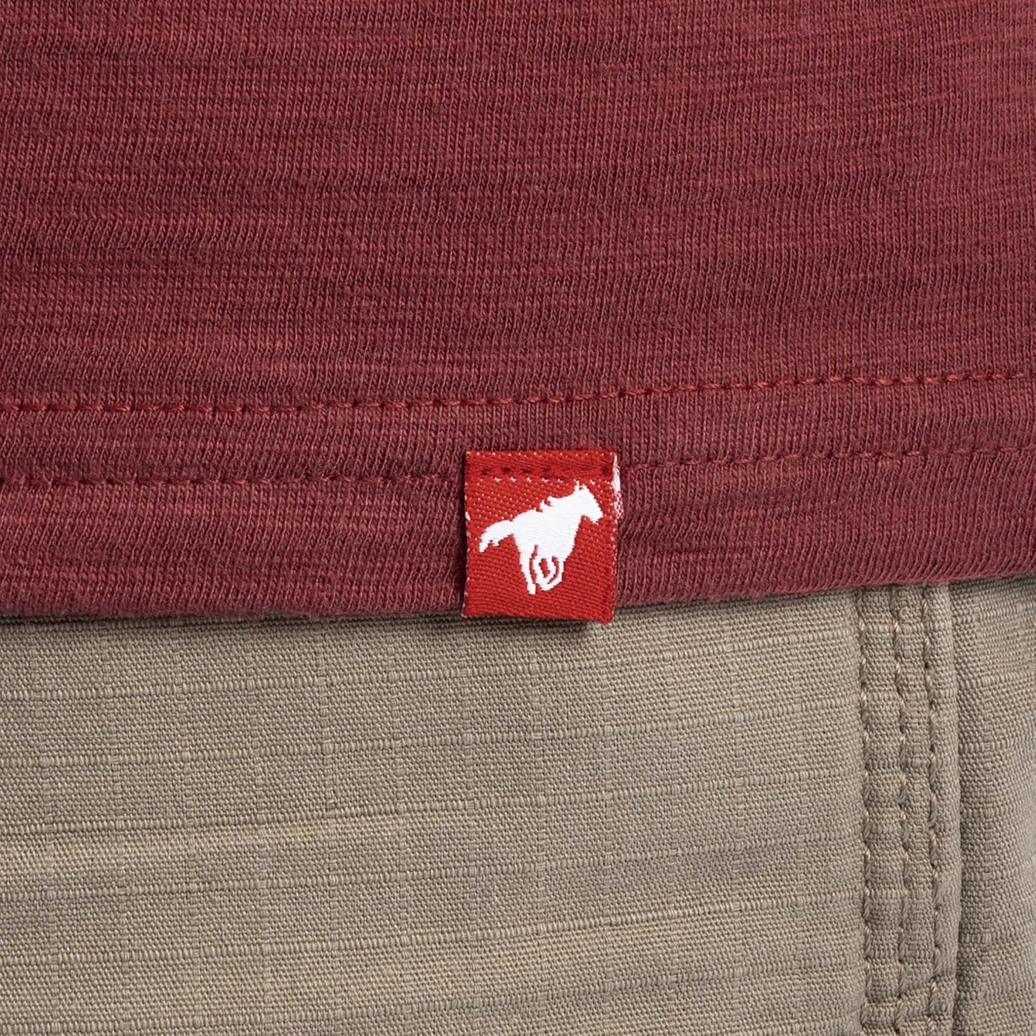 Wrangler Mens Short Sleeve Recycled Slub Jersey Workwear Henley T-Shirt - Image 4