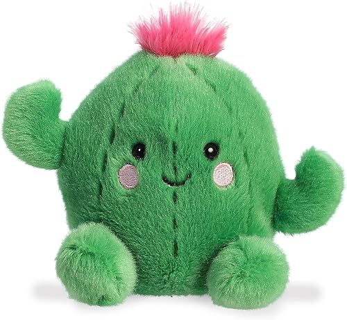Miniatura 1 de Aurora® Adorable Palm Pals™ Prickles Cactus™ Animal de peluche, diversión de bolsillo, juego sobre la marcha, verde, 5 pulgadas