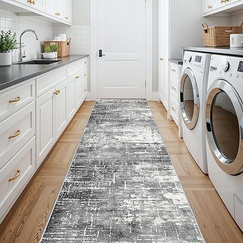 Miniatura 76 de Alfombra lavable para pasillo y de cocina, alfombra de entrada, vintage, suave para el suelo, alfombra antideslizante para interiores, para baño