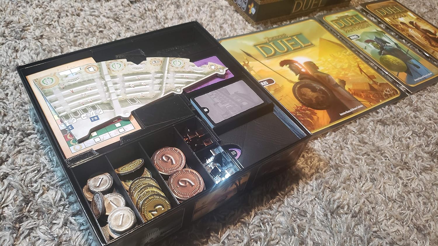 Insert for 7 Wonders Duel +Expansions (Pantheon and Agora)