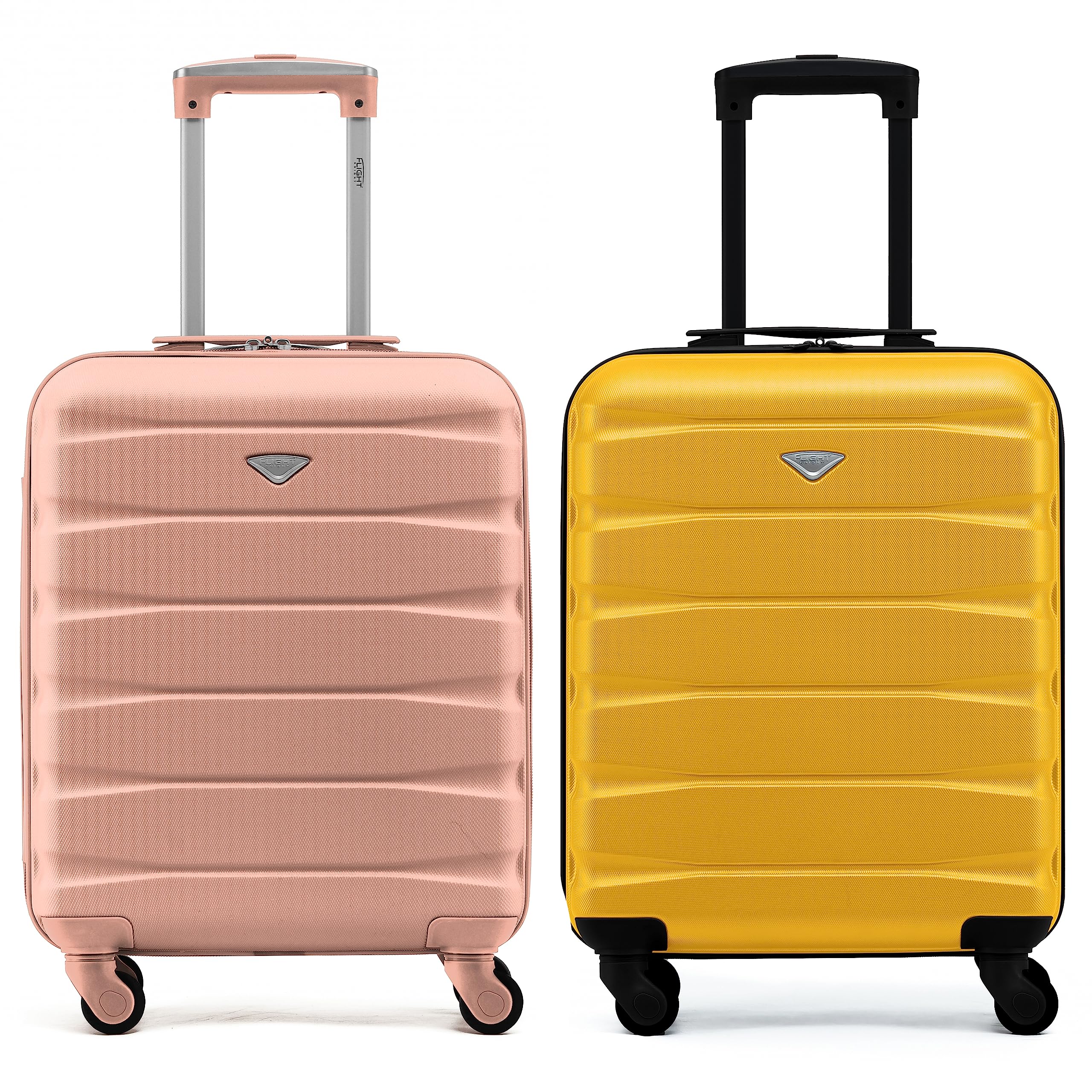 Flight Knight Suitcase Set of 2 Lightweight 4 Wheel ABS Hard Case Cabin Carry On Hand Luggage Approved for Over 100 Airlines Including easyJet, British Airways, Ryanair & Many More 55x35x20cm — view 188