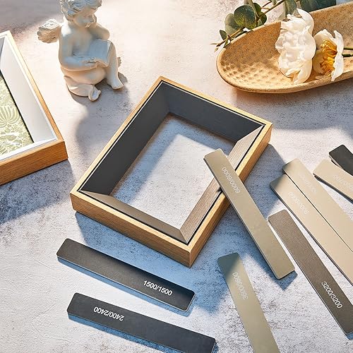 Miniatura 6 de Honoson 10 Piezas Palitos de Lijado Palitos de Lijado para Pulir para Modelos de Plástico Granos Surtidos Manualidades Metal Madera Herramientas de