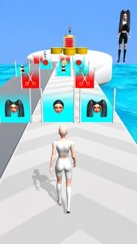 Construisez un jeu d'habillage de reine de la mode: construisez une tenue de défi de relooking de mode sur les podiums de la reine, courez la course 3d - queen construisez une bataille de mode – vue 2