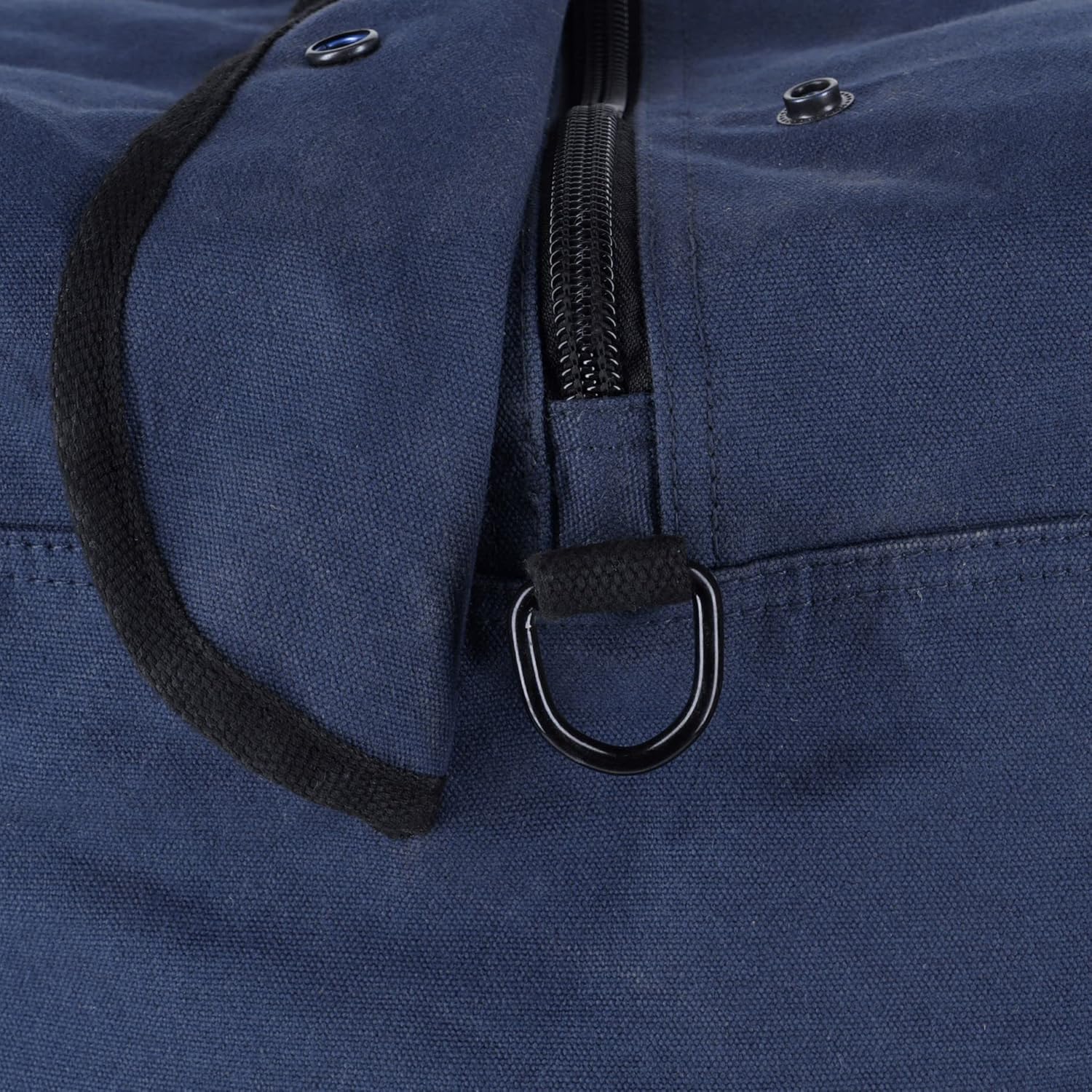 WHITEDUCK Heavy Duty HOPLITE Parachute Duffel Bag, Foldable Extra Large Multipurpose, Tactical Canvas Cargo Bag with Snap-Closure for Military, Outdoor, Travel, Storage (Blue, Standard 24" x 15" x 13)