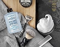 Vista 4 de BushKlawz Clásico Refrescante Enfriamiento Calmante Loción Tónico para Después del Afeitado de Barbería Splash Activo Príncipe Satisface todos